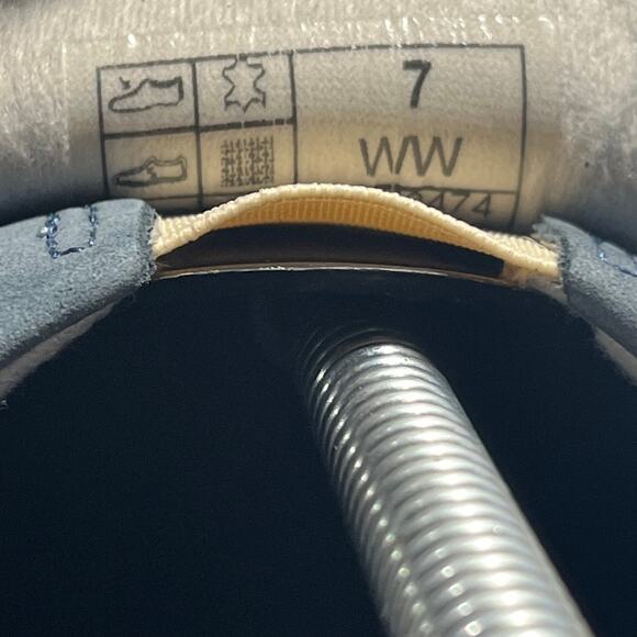 SAS Women’s Taylor Blue Suede Slip On Wedge Size  7 - Picture 5 of 8